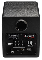 Mitchell Acoustics Ustream Cube Active stereo wireless Speakers - Black