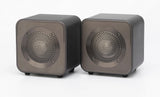 Mitchell Acoustics UStream Go Pair Portable active stereo wireless Speakers - Gun Metal Grey