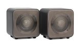 Mitchell Acoustics UStream Go Pair Portable active stereo wireless Speakers - Gun Metal Grey