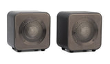Mitchell Acoustics UStream Go Pair Portable active stereo wireless Speakers - Gun Metal Grey