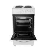 Midea MFO20DME4H109-WH 50cm Single Oven Electric Cooker with Solid Plate Hob - White