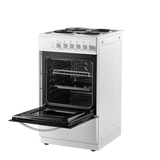 Midea MFO20DME4H109-WH 50cm Single Oven Electric Cooker with Solid Plate Hob - White