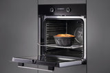 Miele H 2465 BP 59.5cm Built In Electric Single Oven - Black & Stainless Steel