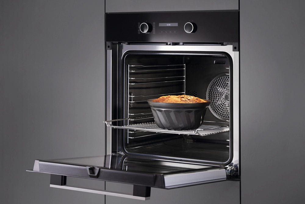 Miele H 2465 BP 59.5cm Built In Electric Single Oven - Black & Stainless Steel