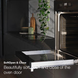 Miele H 2465 BP 59.5cm Built In Electric Single Oven - Black & Stainless Steel