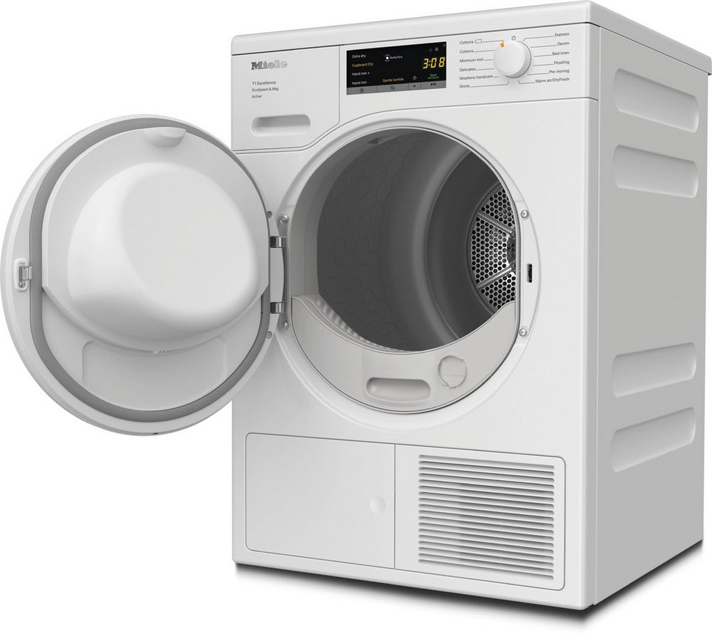 Miele TEA525 8kg Heat Pump Tumble Dryer - White
