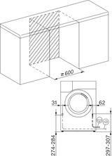 Miele TEA525 8kg Heat Pump Tumble Dryer - White
