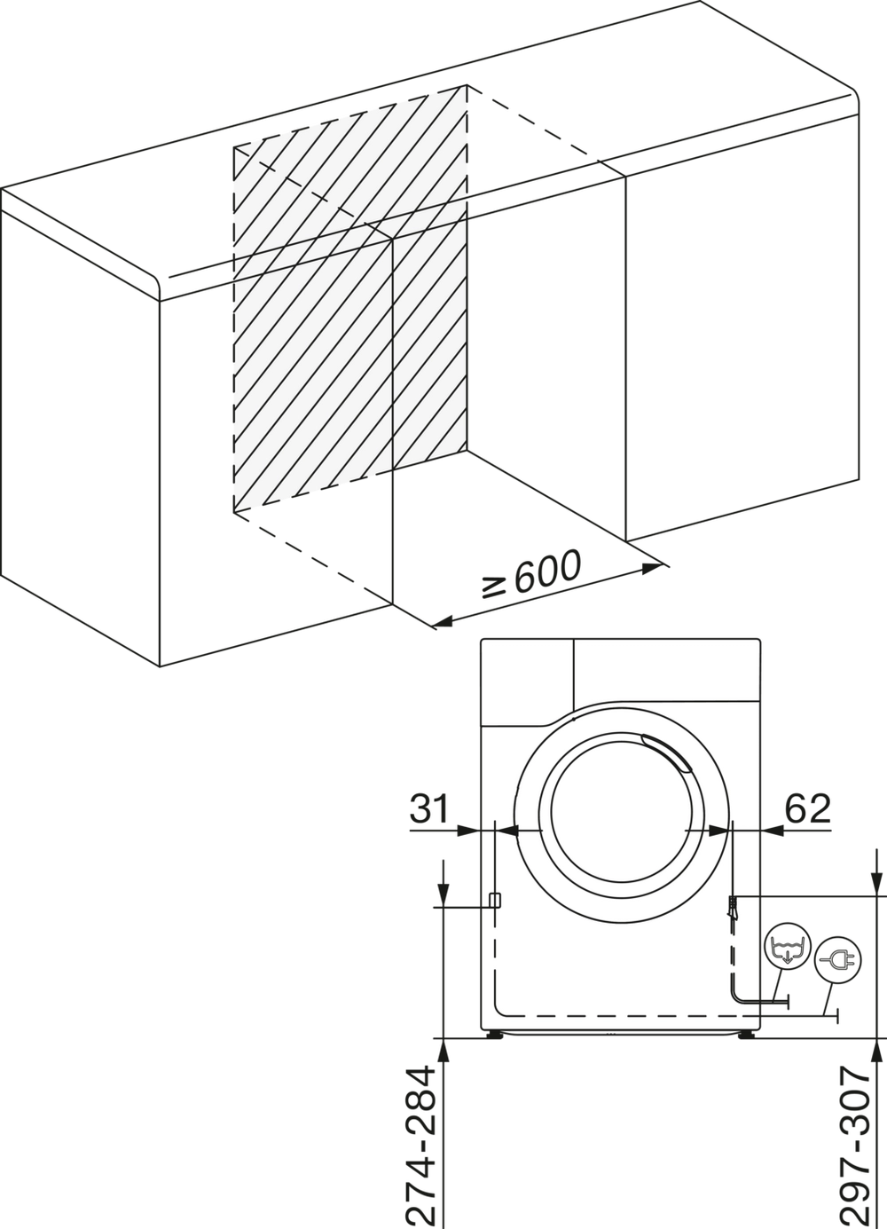 Miele TEA525 8kg Heat Pump Tumble Dryer - White