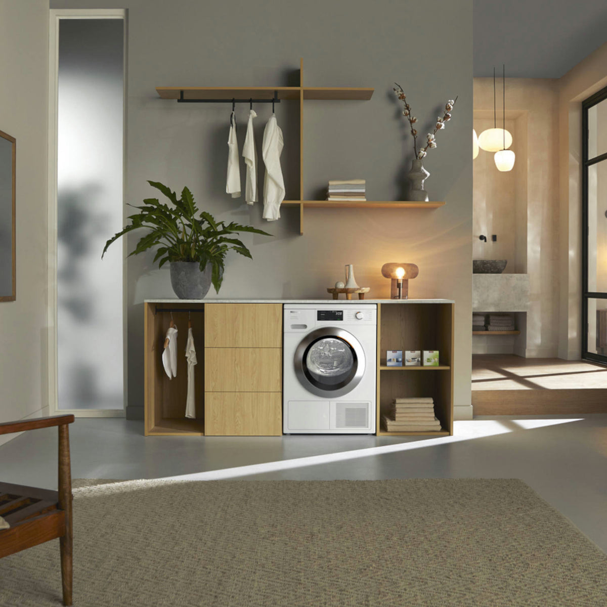 Miele TEH785 WP 9kg Heat Pump Tumble Dryer - White
