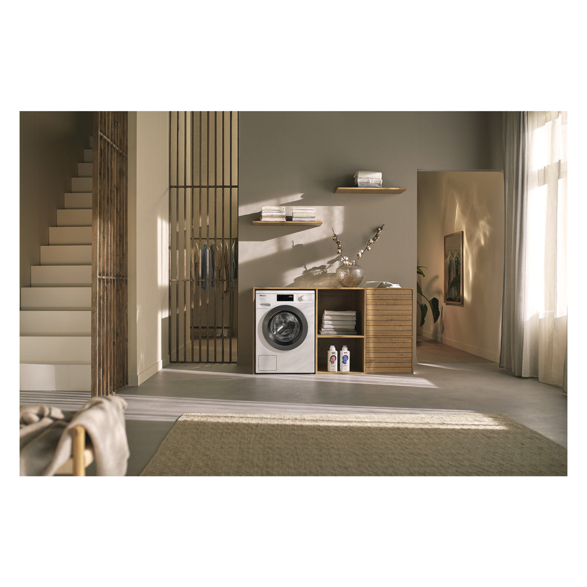 Miele WEB365 WCS 8kg 1400 Spin Washing Machine - Lotus White