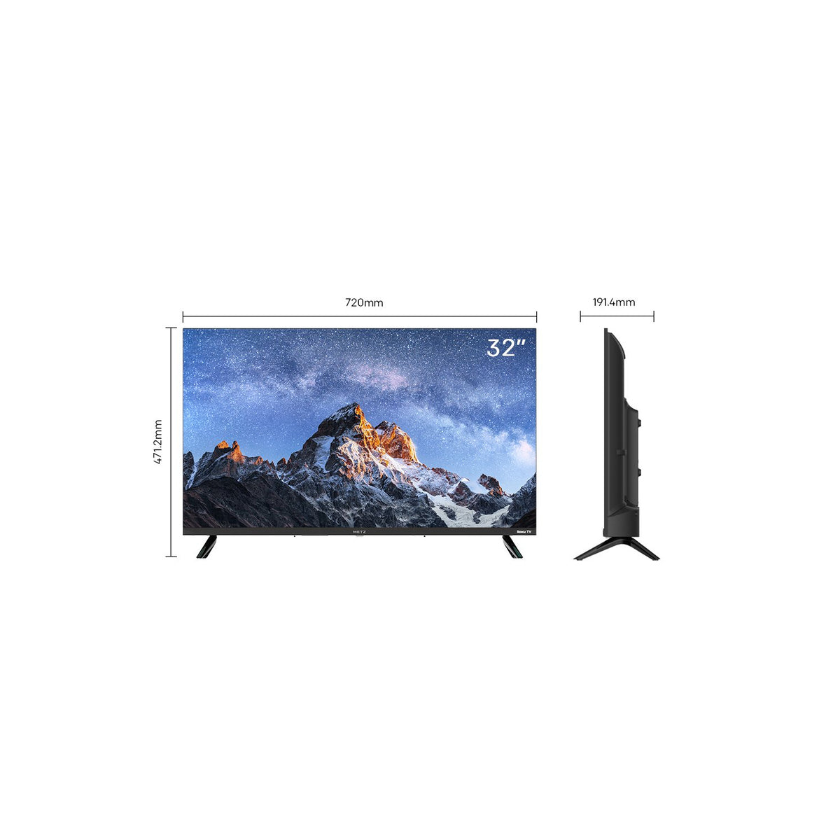 Metz 32MTD6000YUK 32" DLED HD Smart TV