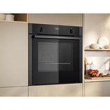 Neff B3ACE4AG3B Slide & Hide 59.4cm Built In Electric Single Oven - Graphite Grey