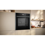 Neff B54CR31G0B Slide & Hide 59.6cm Built In Electric Single Oven - Graphite Grey