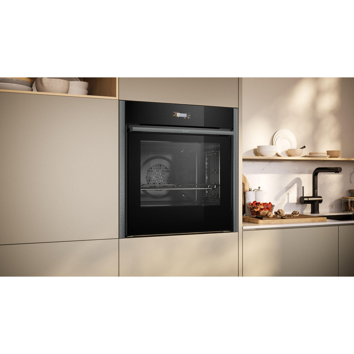 NEFF B54CR71G0B 60cm Slide and Hide Built In Electric Single Oven