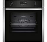 Neff B6ACH7AN7B Slide & Hide 59.4cm Built-in Electric Single Oven - Stainless Steel