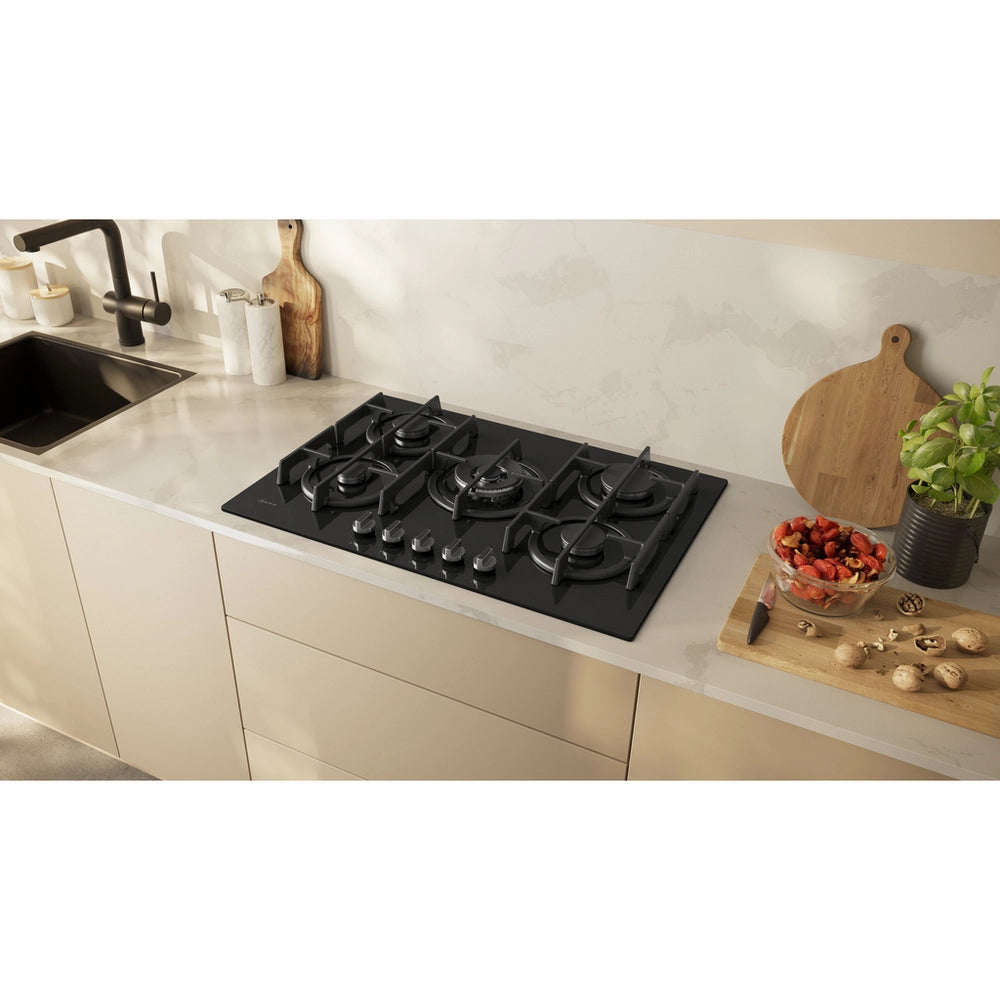 Neff T27PIQ4S0 75.2cm Gas Hob - Black