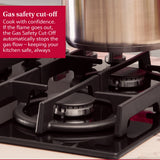 Neff T27PIQ4S0 75.2cm Gas Hob - Black
