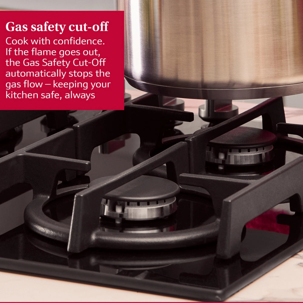 Neff T27PIQ4S0 75.2cm Gas Hob - Black
