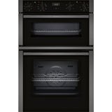 Neff U1ACE2AG3B 59.4cm Built In Electric Double Oven - Graphite Grey