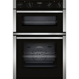 Neff U1ACE2AN3B 59.4cm Built In Electric Double Oven - Stainless Steel