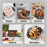 Ninja AS090UKWH CRISPi PRO 5-in-1 Glass Air Fryer - White