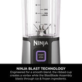 Ninja BC151UKBK Cordless Portable Motorised/Compact Blender - Black