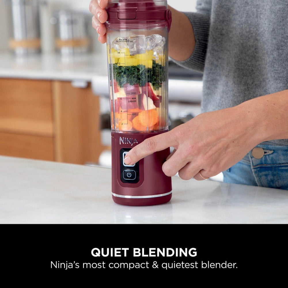 Ninja BC151UKCR Cordless Portable Motorised/Compact Blender - Cranberry