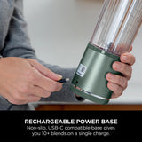 Ninja BC151UKEM Cordless Portable Motorised/Compact Blender - Emerald Green