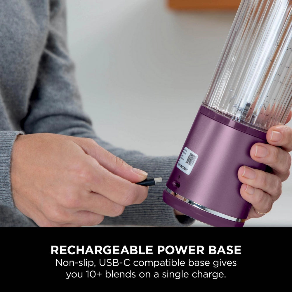Ninja BC151UKPR Cordless Portable Motorised/Compact Blender - Passion Fruit