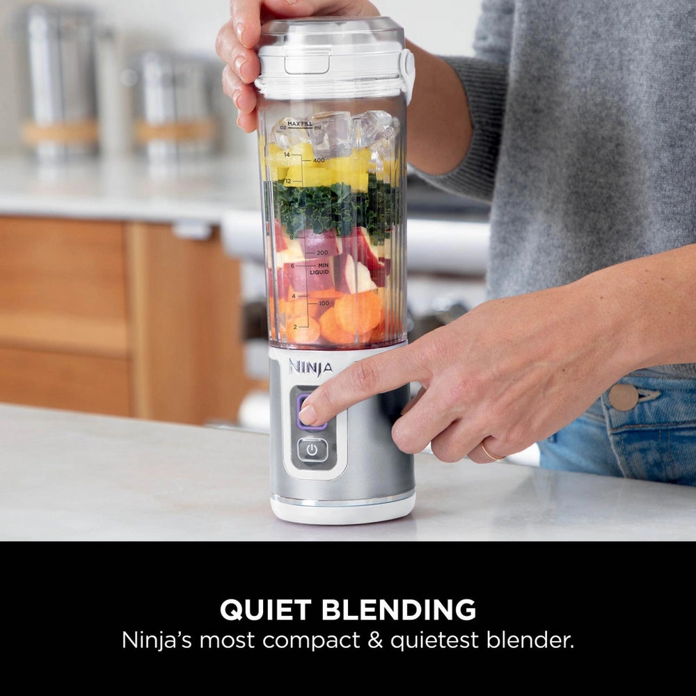 Ninja BC151UKWH Cordless Portable Motorised/Compact Blender - White