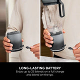 Ninja BC251UKGY Compact Portable Rechargeable Blender - Grey