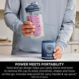 Ninja BC251UKNV Compact Portable Rechargeable Blender - Navy