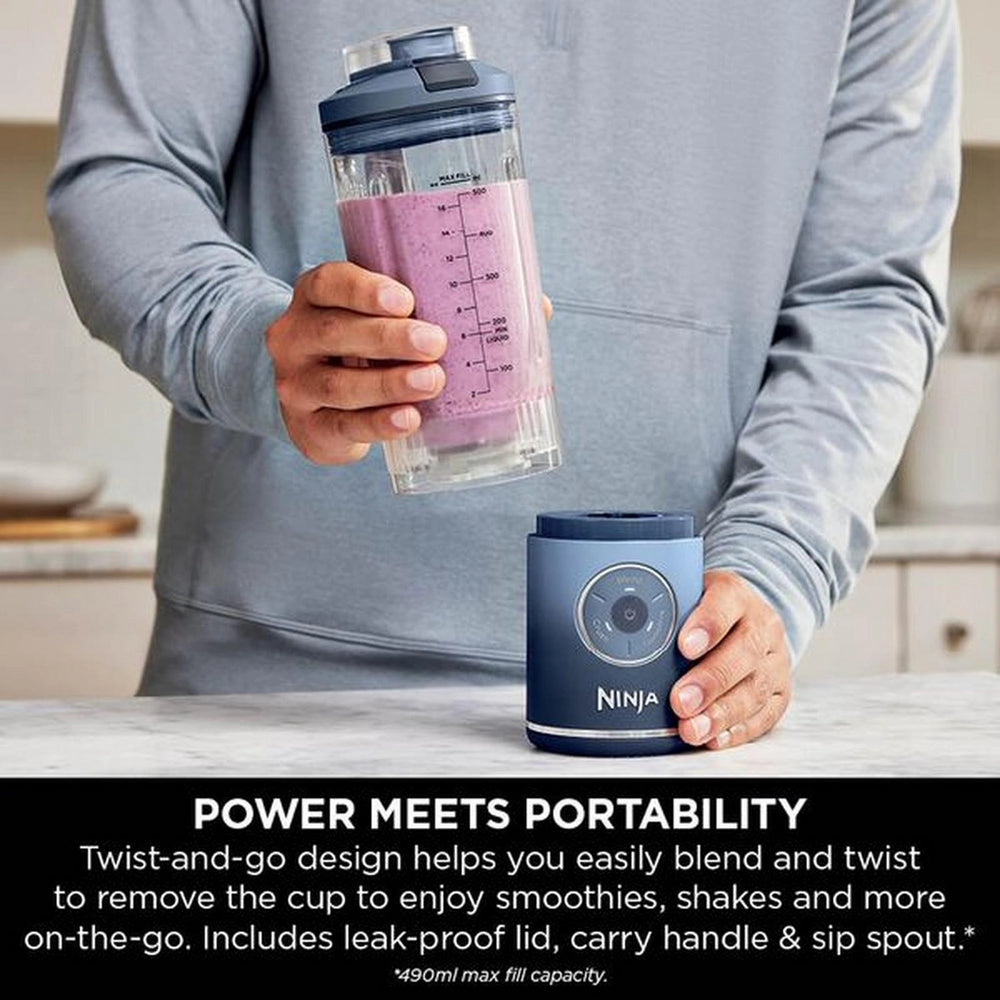 Ninja BC251UKNV Compact Portable Rechargeable Blender - Navy