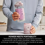 Ninja BC251UKPK Ninja Blast Max Portable Blender - Dusty Pink
