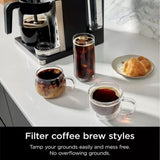 Ninja CFN802UK Espresso & Filter Coffee Machine - Silver / Black