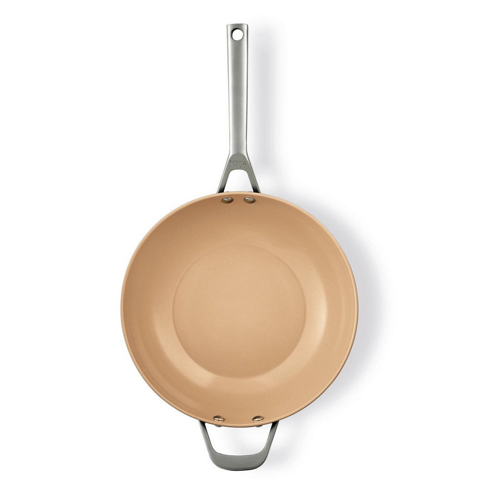 Ninja CW90928UK ExtendedLife Ceramic 28cm Wok - Apricot