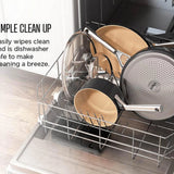 Ninja CW90928UK ExtendedLife Ceramic 28cm Wok - Apricot