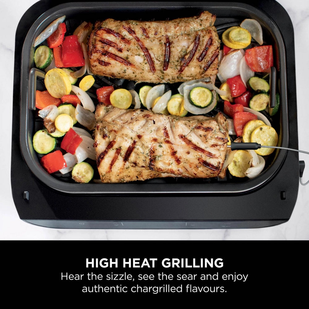 Ninja DG551UK Electric Air-Grill & Fryer - Black/Stainless Steel
