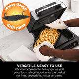 Ninja DG551UK Electric Air-Grill & Fryer - Black/Stainless Steel