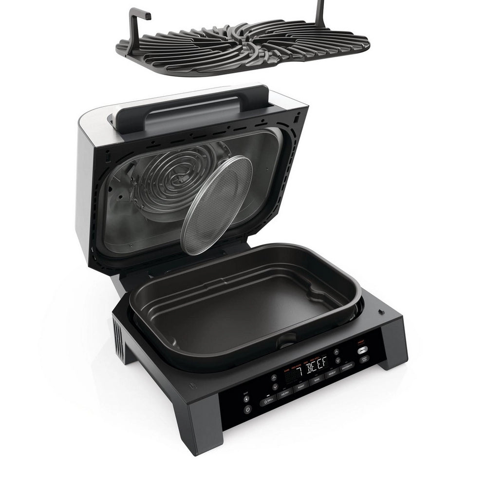 Ninja DG551UK Electric Air-Grill & Fryer - Black/Stainless Steel