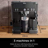 Ninja ES601UKBK Ninja Luxe Café Premier Espresso Machine - Midnight Black