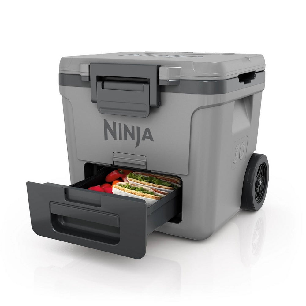 Ninja FB230UKGY Ninja FrostVault 30QT/28L Wheeled Cooler with Dry Zone - Slate Grey