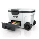 Ninja FB245UKWH Ninja FrostVault 45QT/42L Wheeled Cooler with Dry Zone - Cloud White