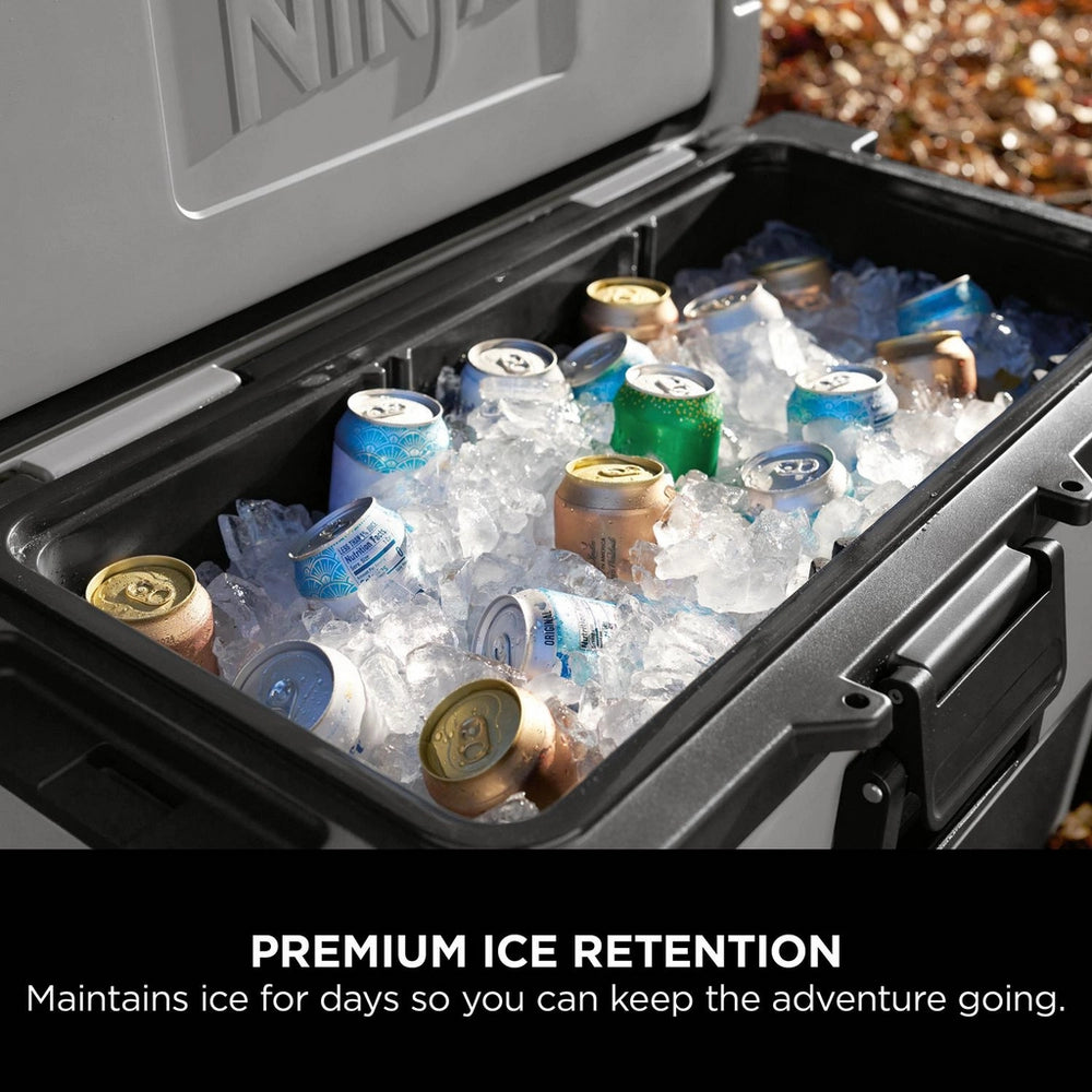 Ninja FB265EUUKGY Ninja FrostVault 65QT/61L Wheeled Cooler with Dry Zone - Slate Grey