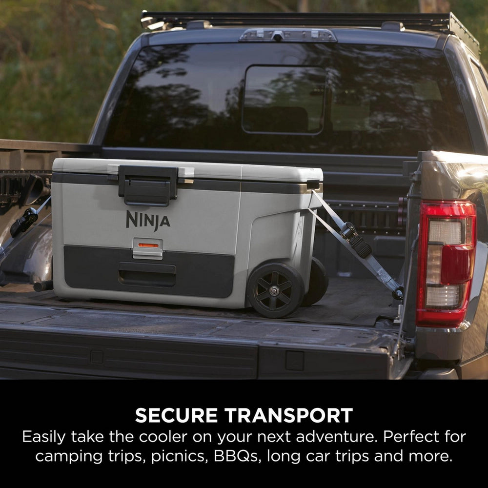Ninja FB265EUUKGY Ninja FrostVault 65QT/61L Wheeled Cooler with Dry Zone - Slate Grey