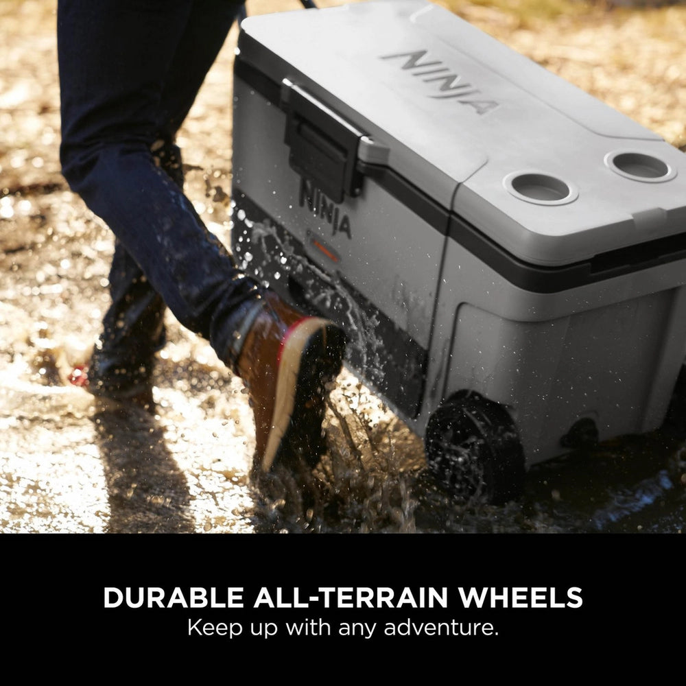 Ninja FB265EUUKGY Ninja FrostVault 65QT/61L Wheeled Cooler with Dry Zone - Slate Grey