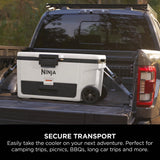 Ninja FB265EUUKWH Ninja FrostVault 65QT/61L Wheeled Cooler with Dry Zone - Cloud White