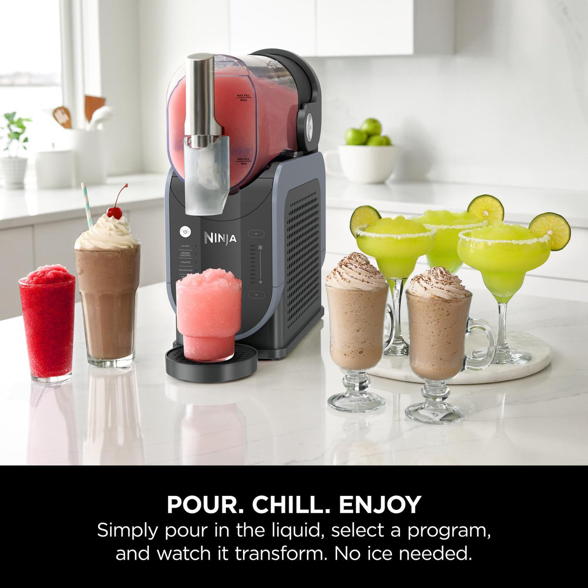 Ninja FS301UK SLUSHi Frozen Drink Maker - Arctic Blue- Grey