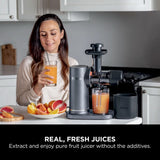 Ninja JC151UK Cold Cold Press Juicer with Anti-Clog Filter - Black