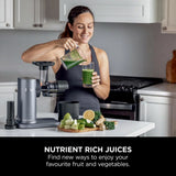Ninja JC151UK Cold Cold Press Juicer with Anti-Clog Filter - Black
